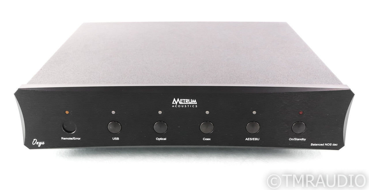 Metrum Acoustics Onyx DAC; Remote; Black; D/A Converter
