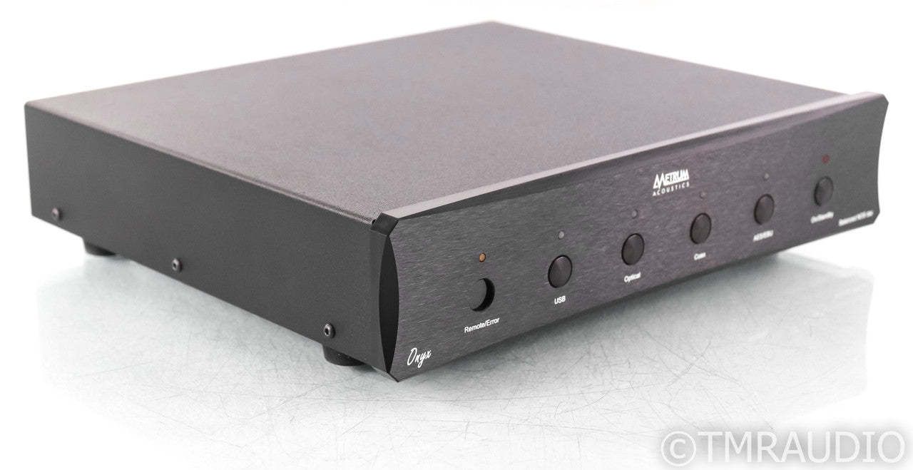 Metrum Acoustics Onyx DAC; Remote; Black; D/A Converter