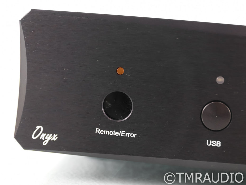 Metrum Acoustics Onyx DAC; Remote; Black; D/A Converter