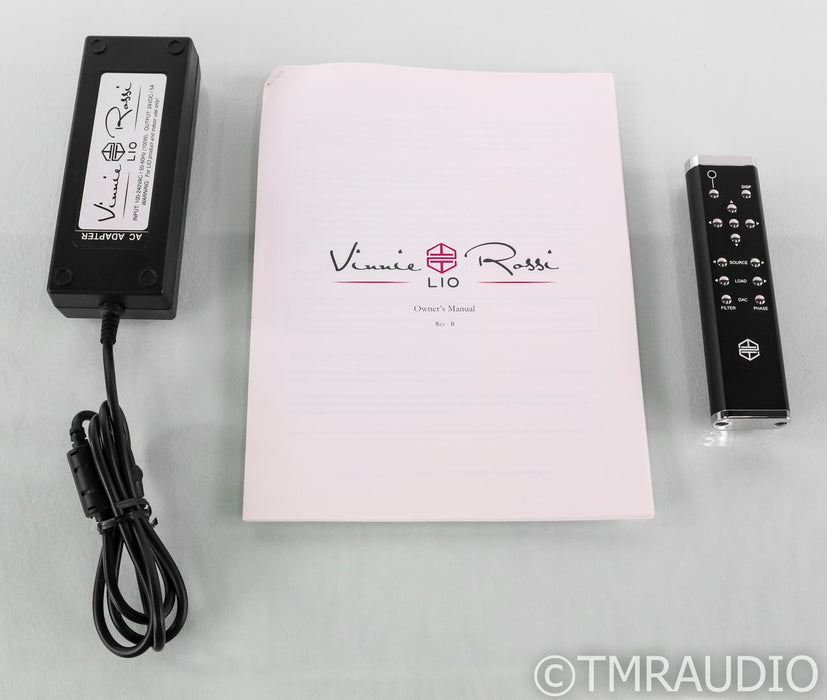 Vinnie Rossi Lio Stereo Preamplifier; Silver; Remote; MM / MC Phono