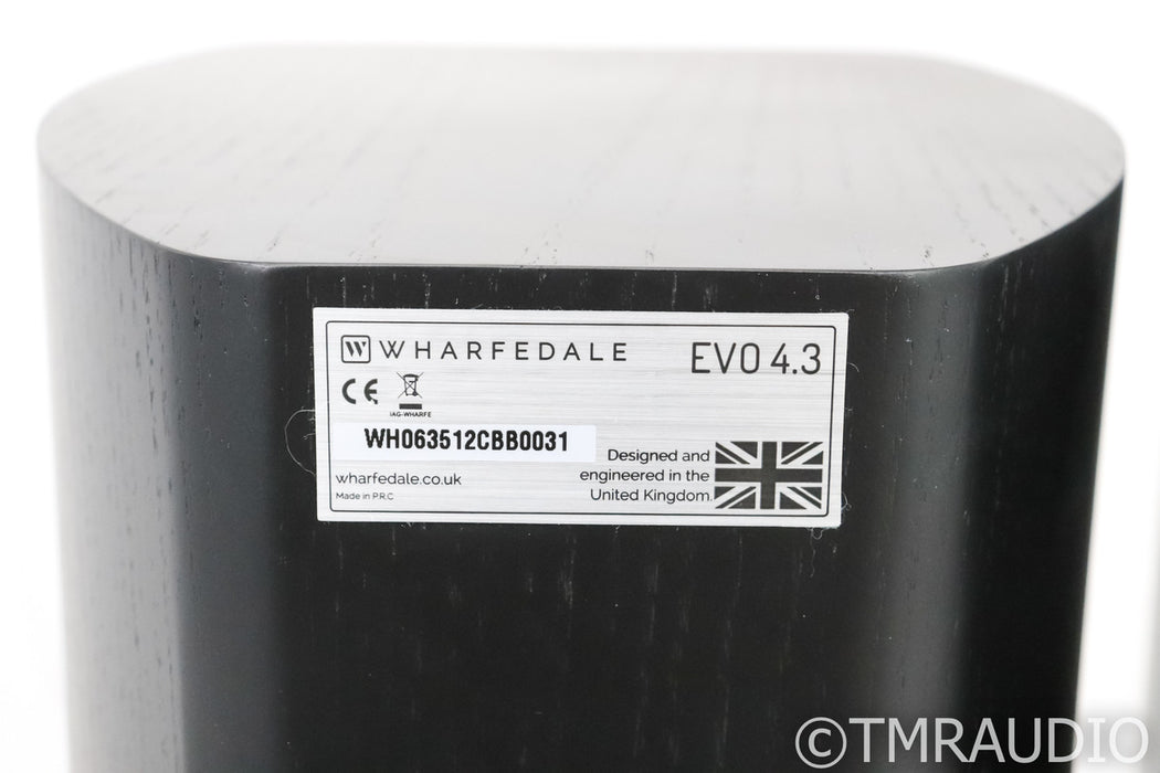 Wharfedale Evo 4.3 Floorstanding Speakers; Pair; Black