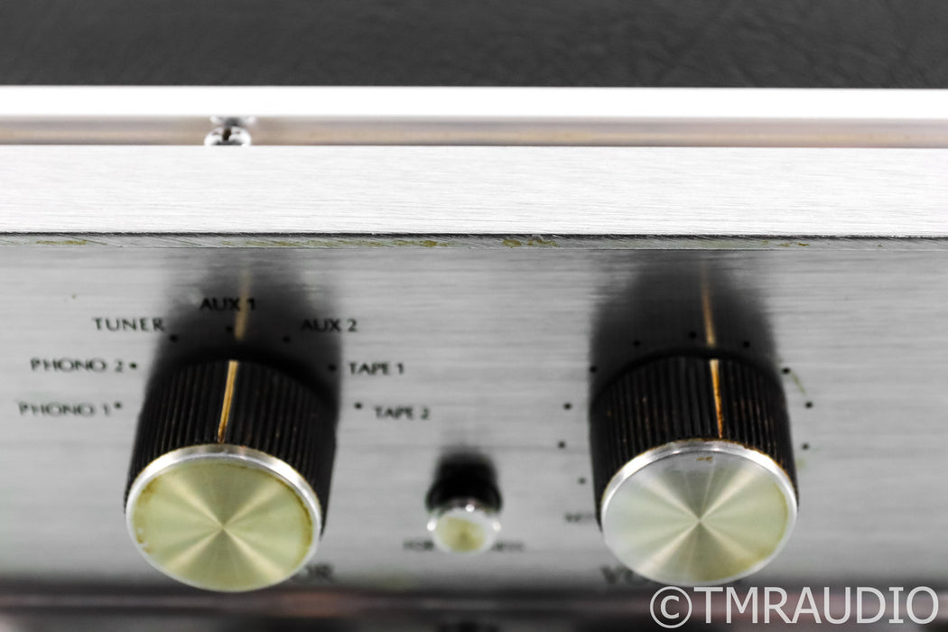 Crown IC 150 Vintage Stereo Preamplifier; IC150; Silver; MM Phono