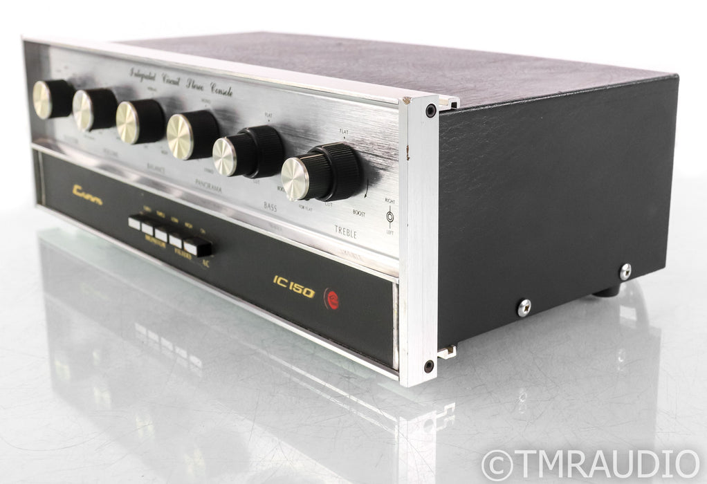 Crown IC 150 Vintage Stereo Preamplifier; IC150; Silver; MM Phono