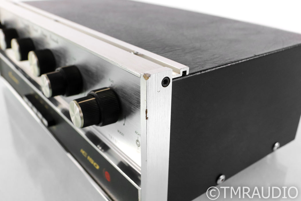 Crown IC 150 Vintage Stereo Preamplifier; IC150; Silver; MM Phono