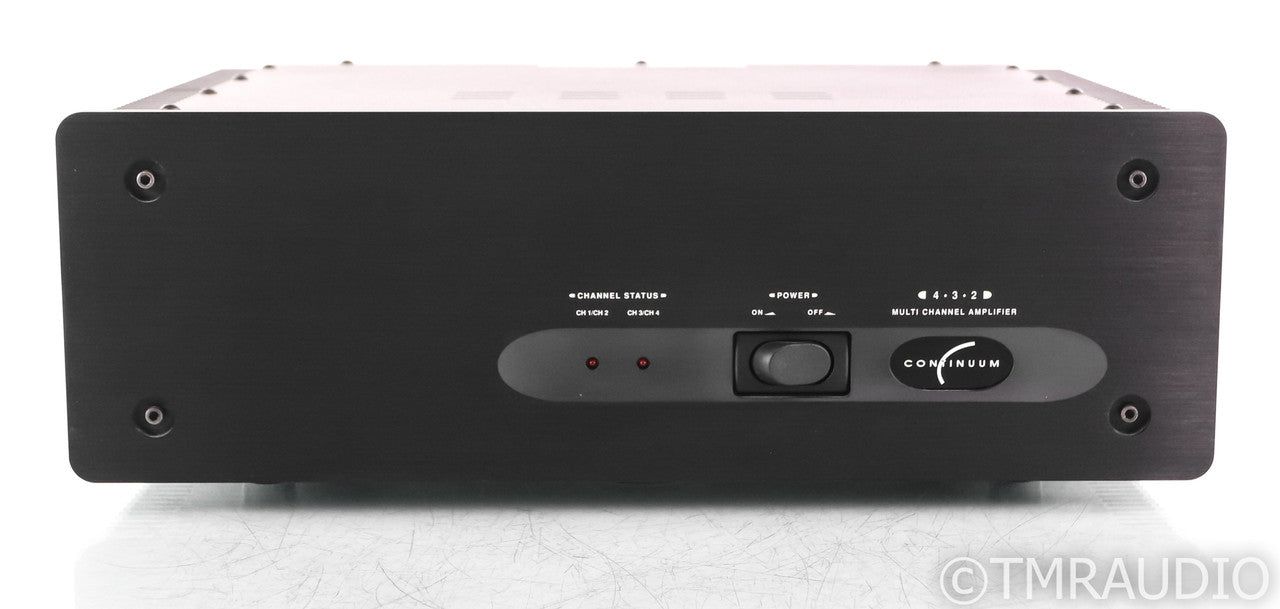 Coda Continuum 432 Stereo Power Amplifier; Black; 4.3.2