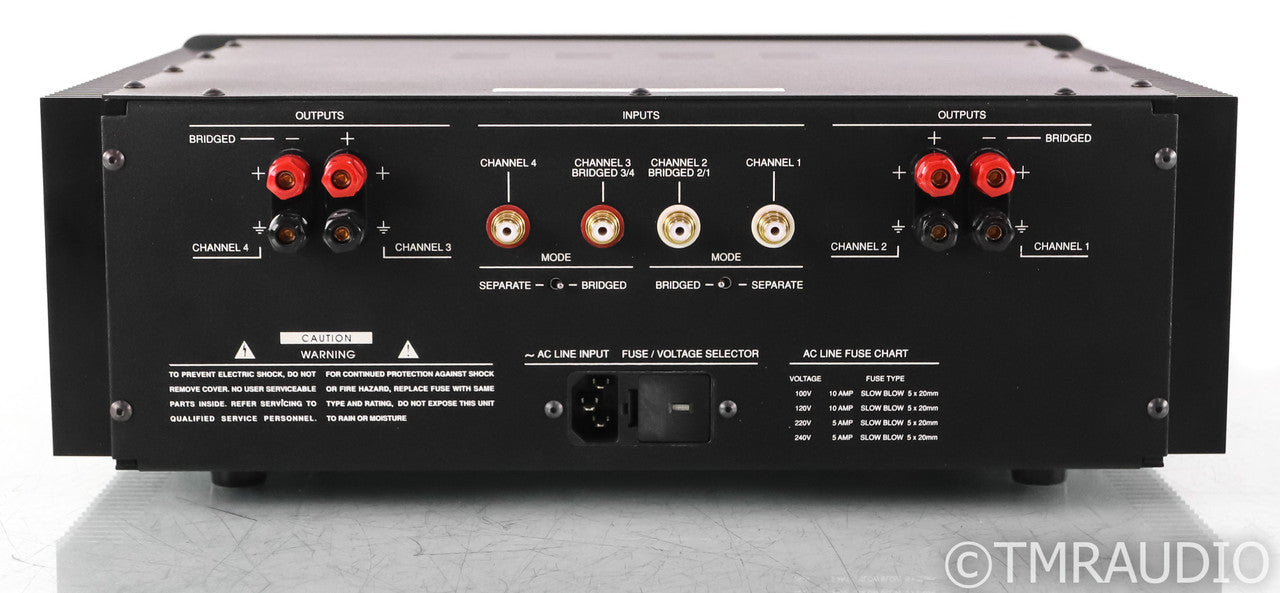 Coda Continuum 432 Stereo Power Amplifier; Black; 4.3.2