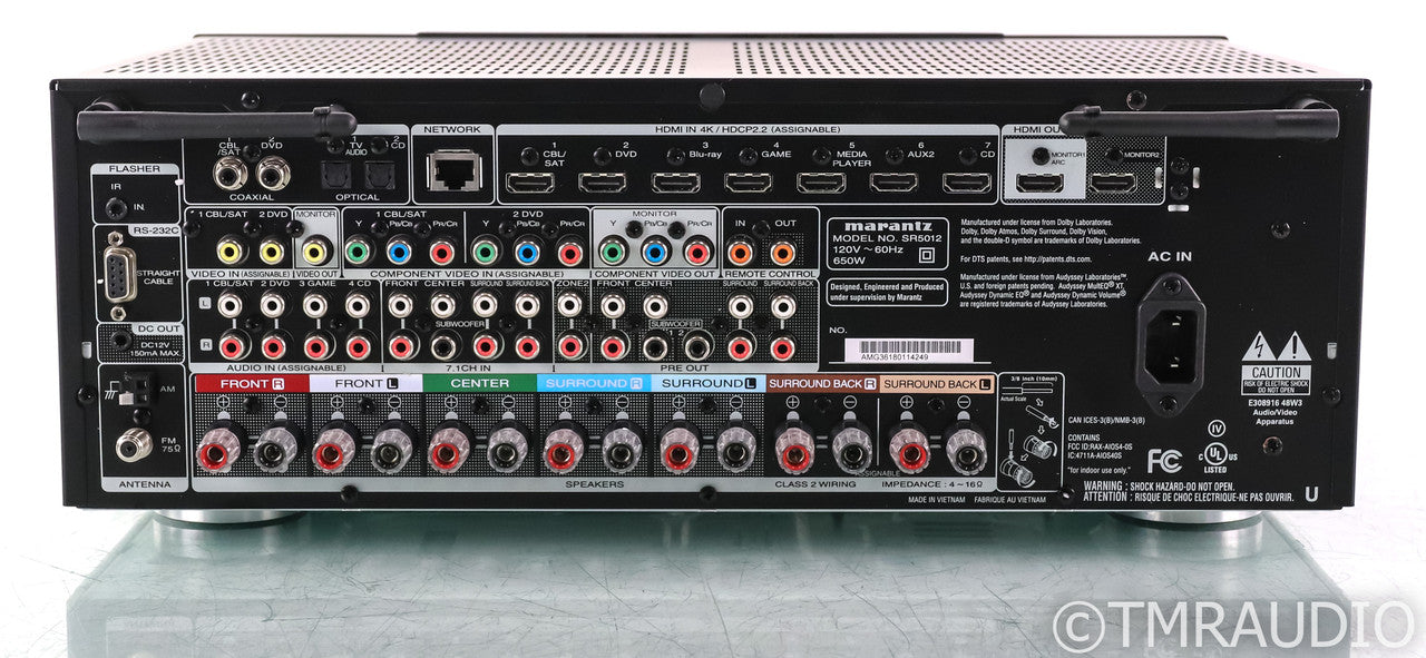 Marantz SR-5012 Stereo Integrated Amplifier; Black; Remote