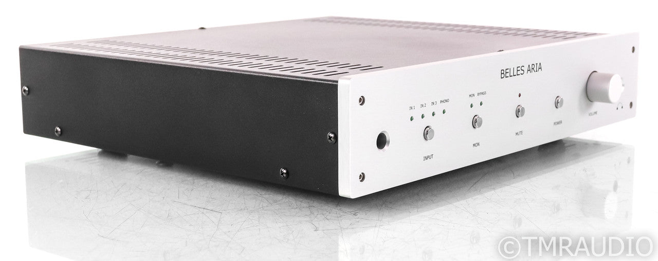 Belles Aria Stereo Integrated Amplifier; Silver; Remote; MM Phono