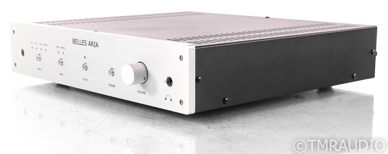 Belles Aria Stereo Integrated Amplifier; Silver; Remote; MM Phono