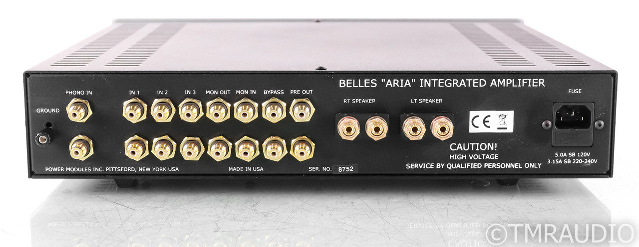 Belles Aria Stereo Integrated Amplifier; Silver; Remote; MM Phono