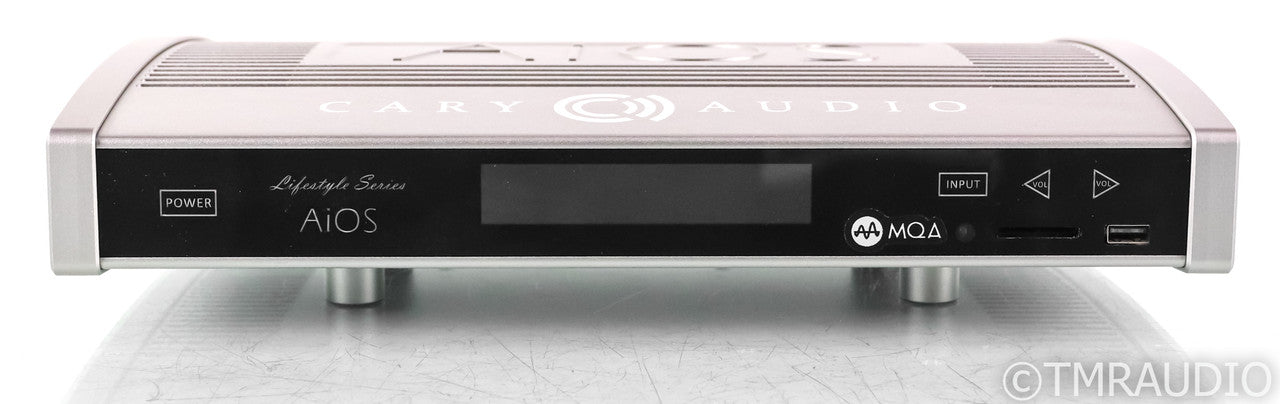 Cary Audio AiOS Stereo Integrated Amplifier; Remote; DAC; Wireless; Silver