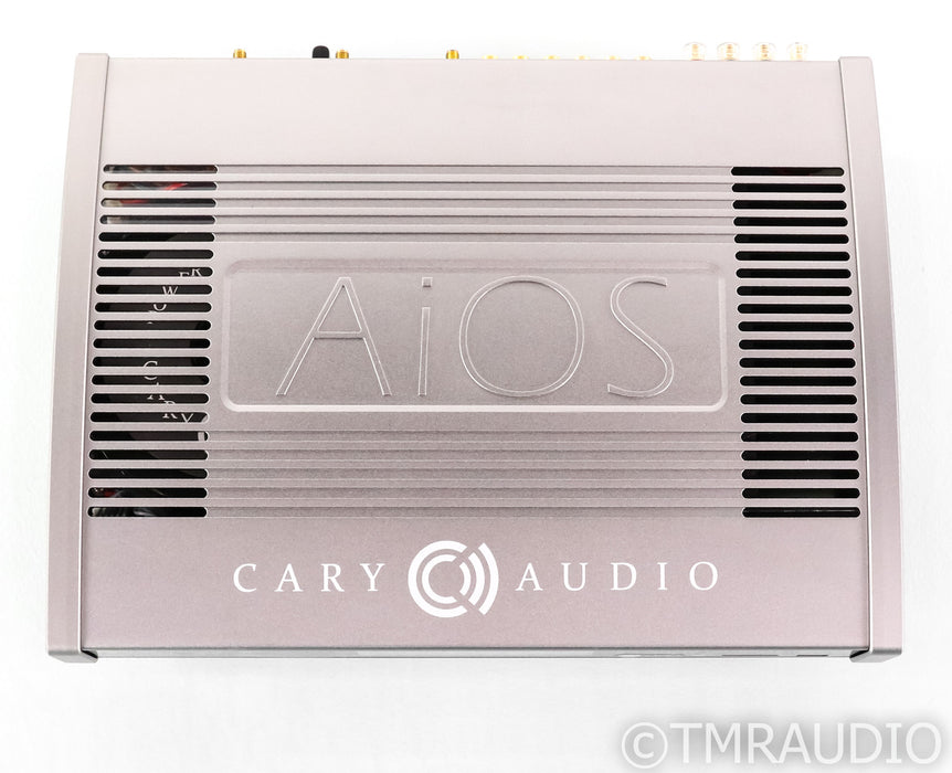 Cary Audio AiOS Stereo Integrated Amplifier; Remote; DAC; Wireless; Silver