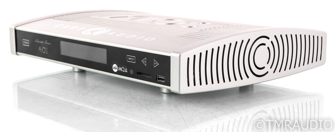Cary Audio AiOS Stereo Integrated Amplifier; Remote; DAC; Wireless; Silver