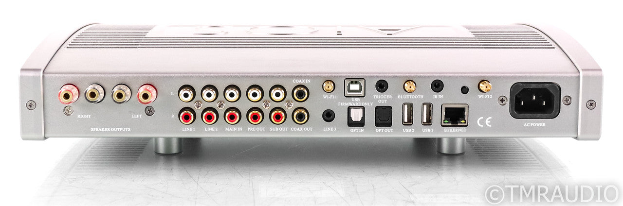 Cary Audio AiOS Stereo Integrated Amplifier; Remote; DAC; Wireless; Silver