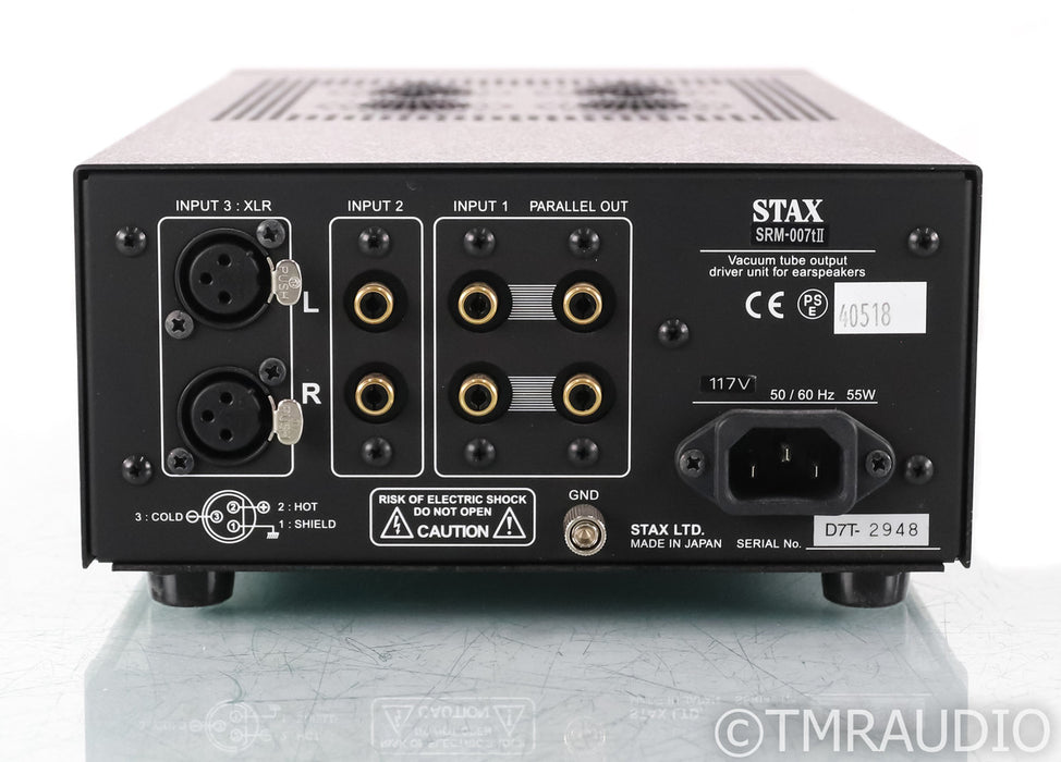 Stax SRM-007tII Tube Headphone Amplifier; SRM007t; II