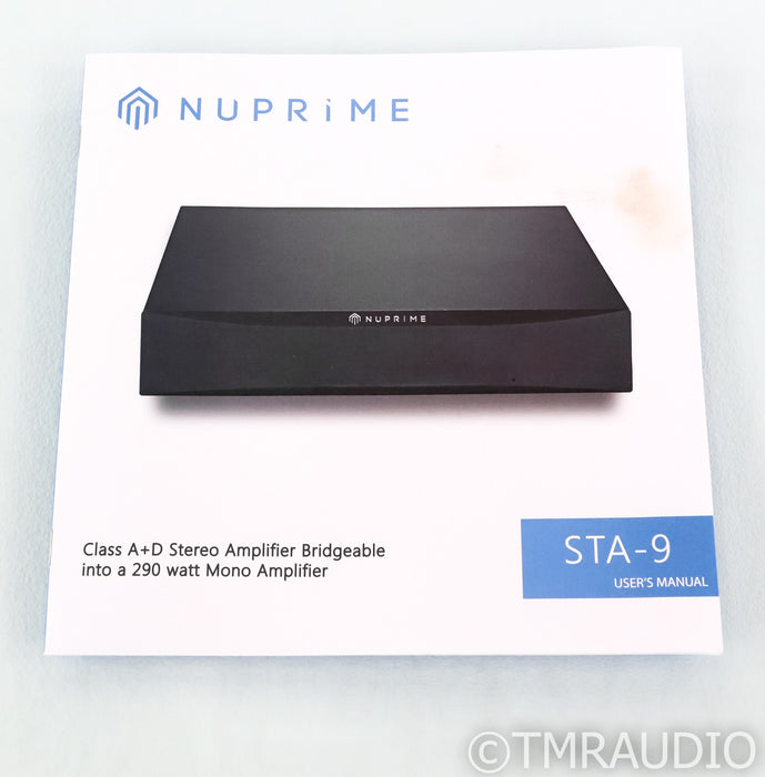 NuPrime STA-9 Stereo Power Amplifier; Silver; STA9