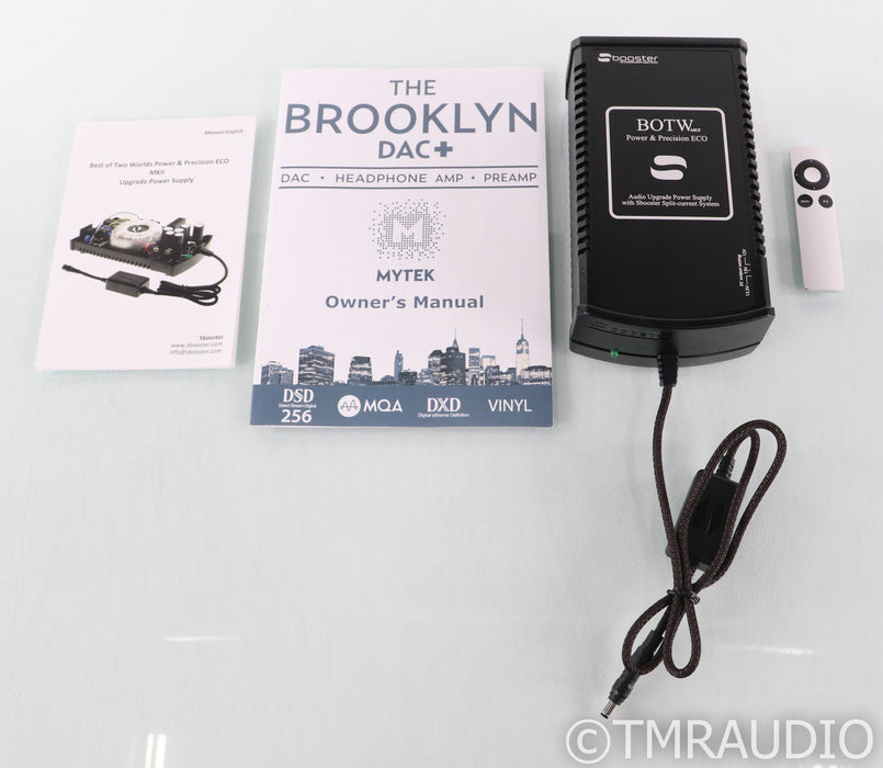 Mytek Brooklyn DAC+ D/A Converter; DAC Plus; Remote; USB;  Booster BOTW MKII PSU