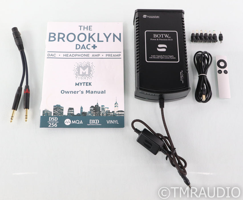 Mytek Brooklyn DAC+ D/A Converter; DAC Plus; Remote; USB; SBooster BOTW MKII PSU (1/0)