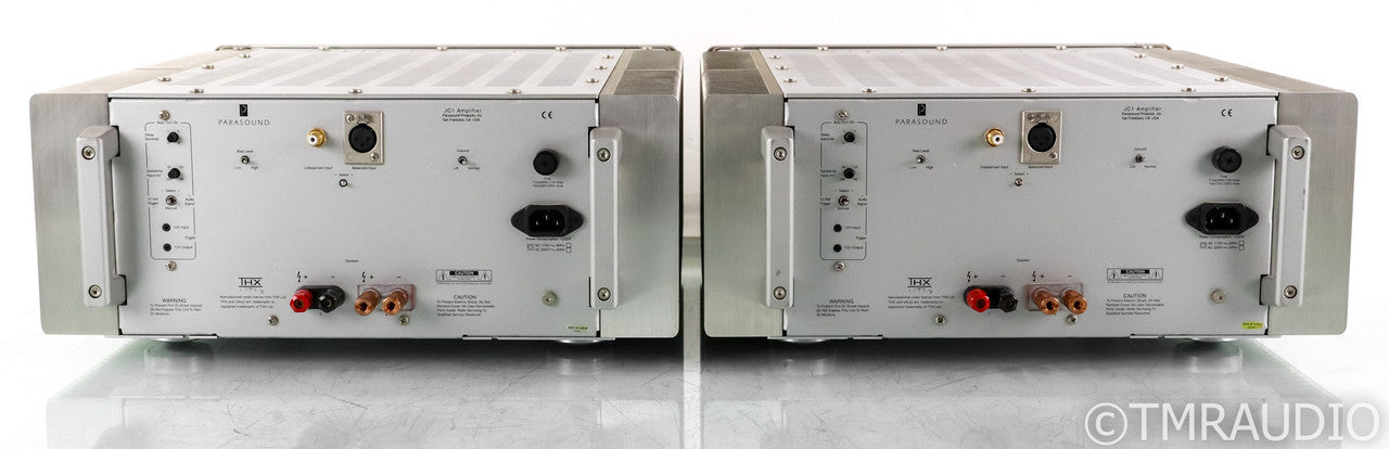 Parasound Halo JC1 Mono Power Amplifier; Silver Pair