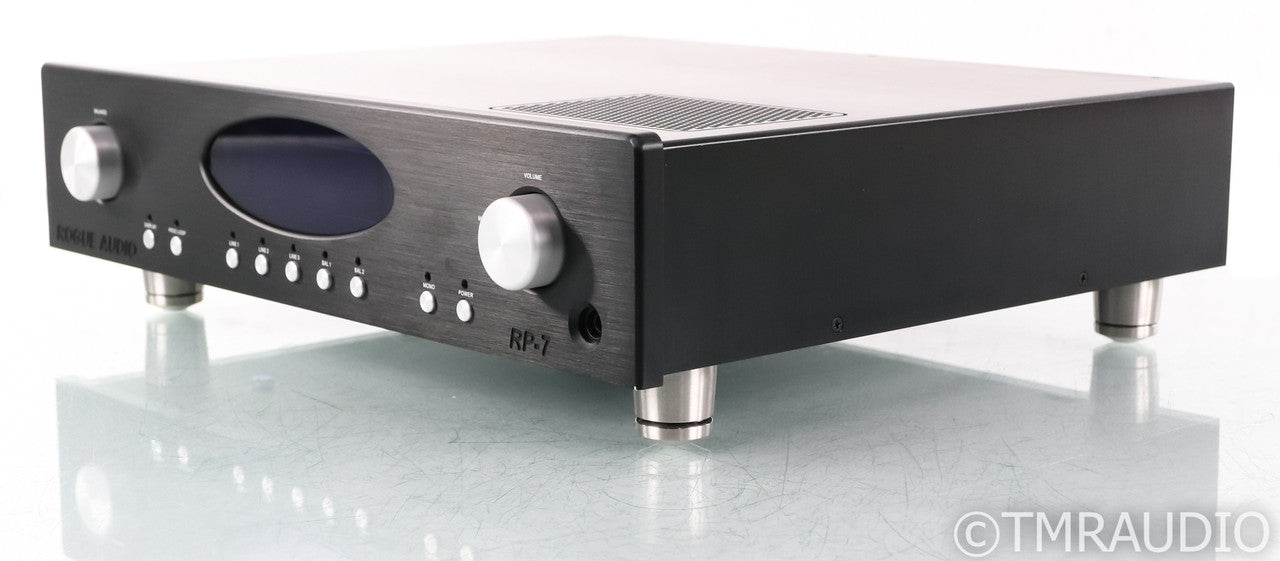 Rogue Audio RP-7 Stereo Tube Preamplifier; Remote; RP7; Black