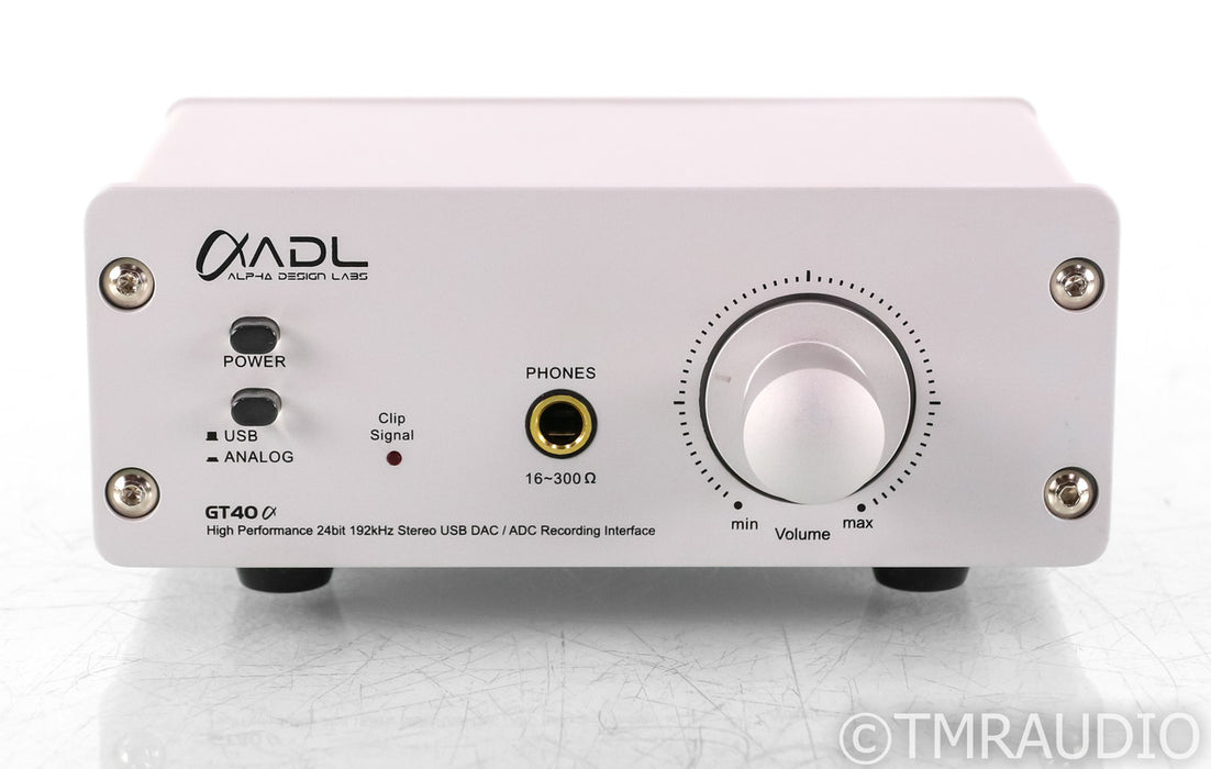 ADL GT40a USB DAC / Preamplifier; MM / MC Phono; Alpha Design Labs