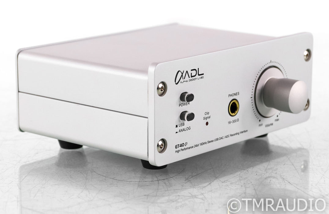 ADL GT40a USB DAC / Preamplifier; MM / MC Phono; Alpha Design Labs