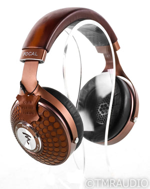Focal Stellia Closed Back Headphones; Chocolat; Case
