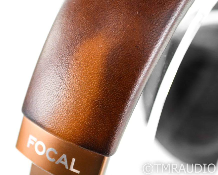 Focal Stellia Closed Back Headphones; Chocolat; Case