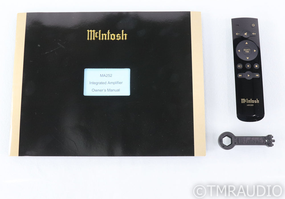 McIntosh MA252 Stereo Tube Hybrid Integrated Amplifier; Remote; MM Phono; MA-252