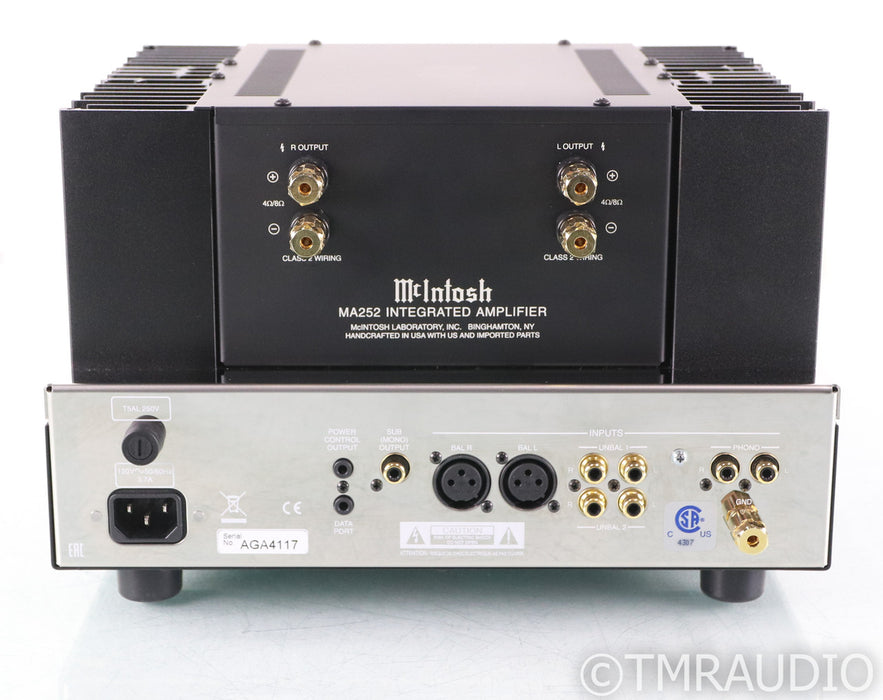 McIntosh MA252 Stereo Tube Hybrid Integrated Amplifier; Remote; MM Phono; MA-252