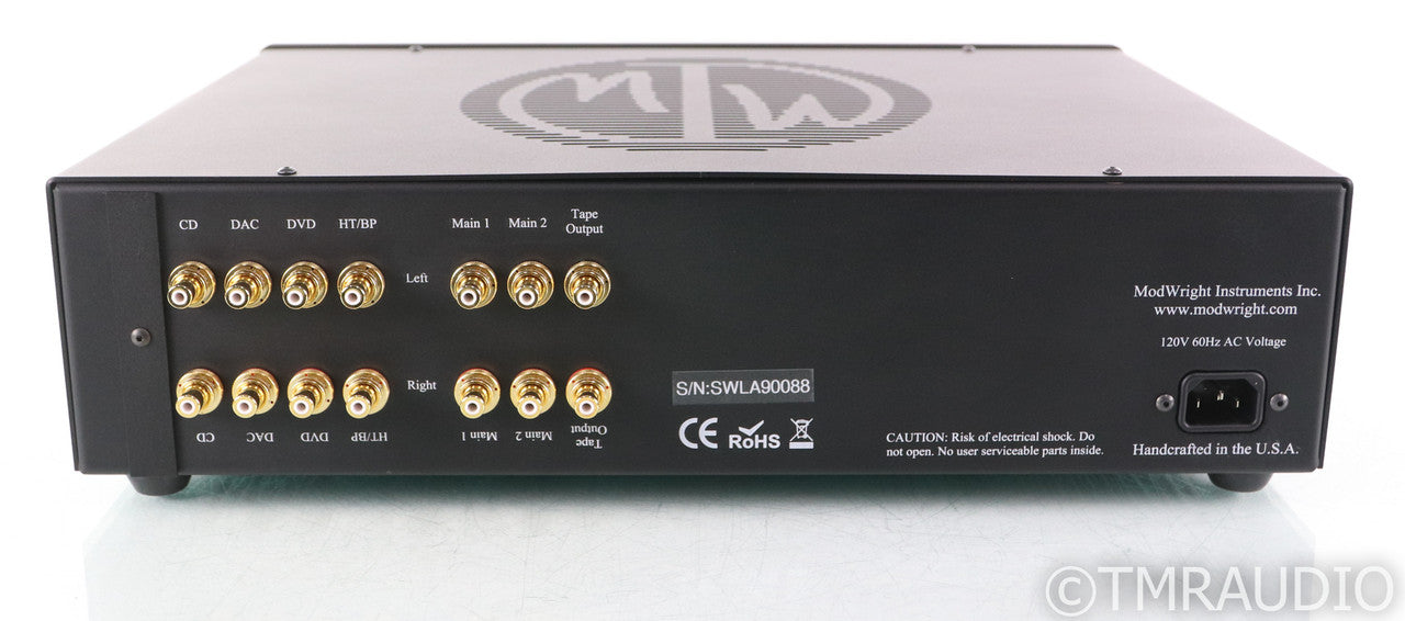 ModWright SWL 9.0 Stereo Tube Hybrid Preamplifier; Anniversary Edition; Remote