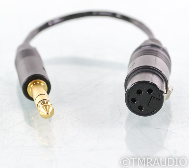 Abyss 4-pin XLR to 1/4" TRS Headphone Adapter Cable; 7"; JPS Labs