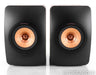 Kef LS50 Wireless II Powered Bookshelf Speakers; Carbon Black Pair