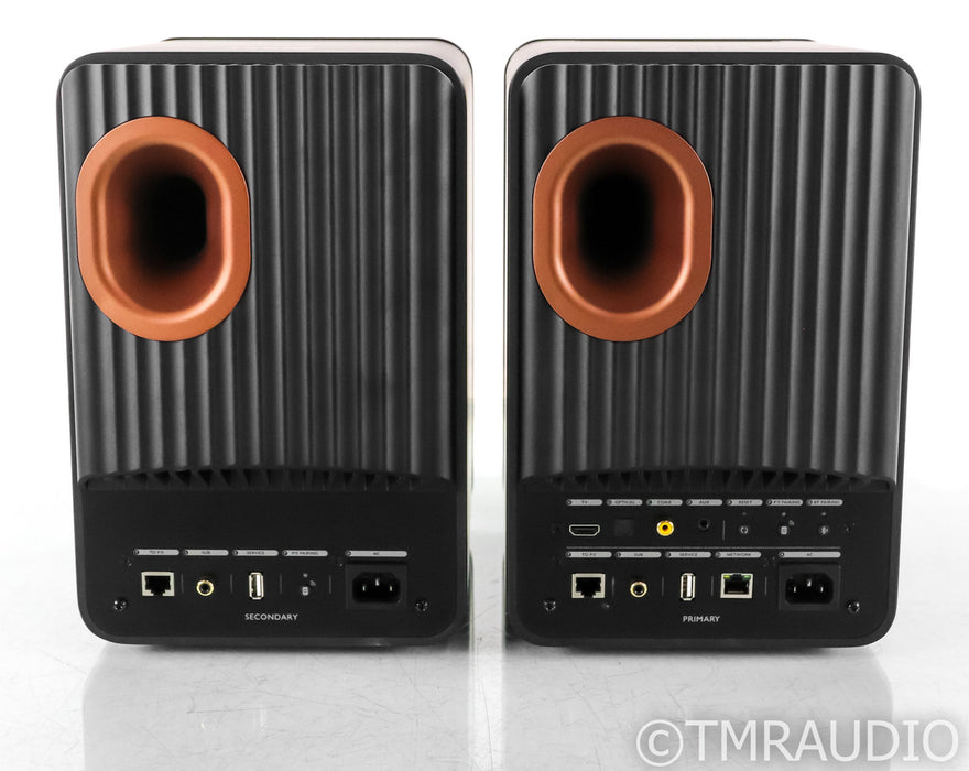 Kef LS50 Wireless II Powered Bookshelf Speakers; Carbon Black Pair