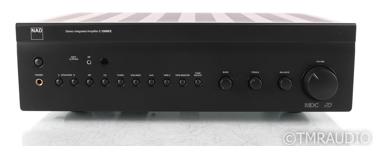 NAD C356BEE Stereo Integrated Amplifier; Black; Remote; MDC; PD