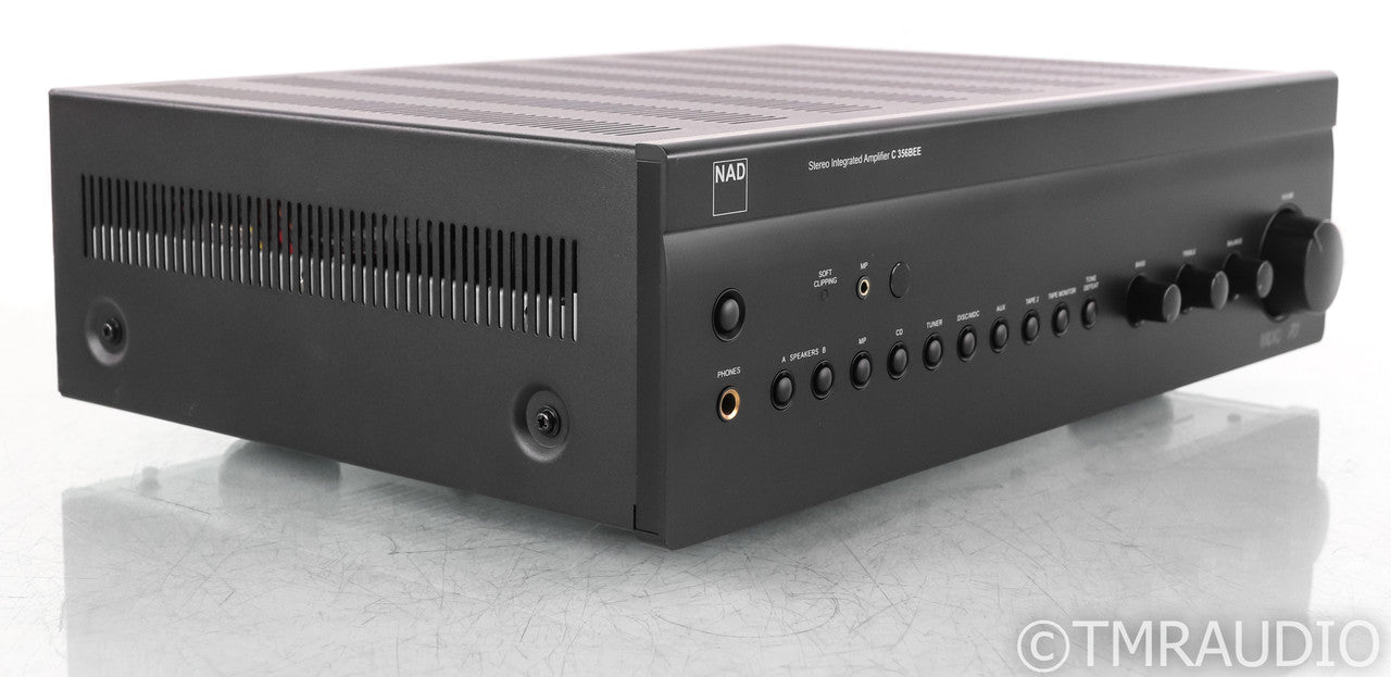 NAD C356BEE Stereo Integrated Amplifier; Black; Remote; MDC; PD