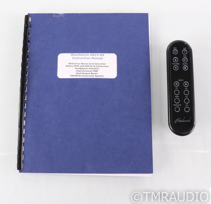 Benchmark DAC2 DX DAC; D/A Converter; Silver; Remote (Re-Manufactured)