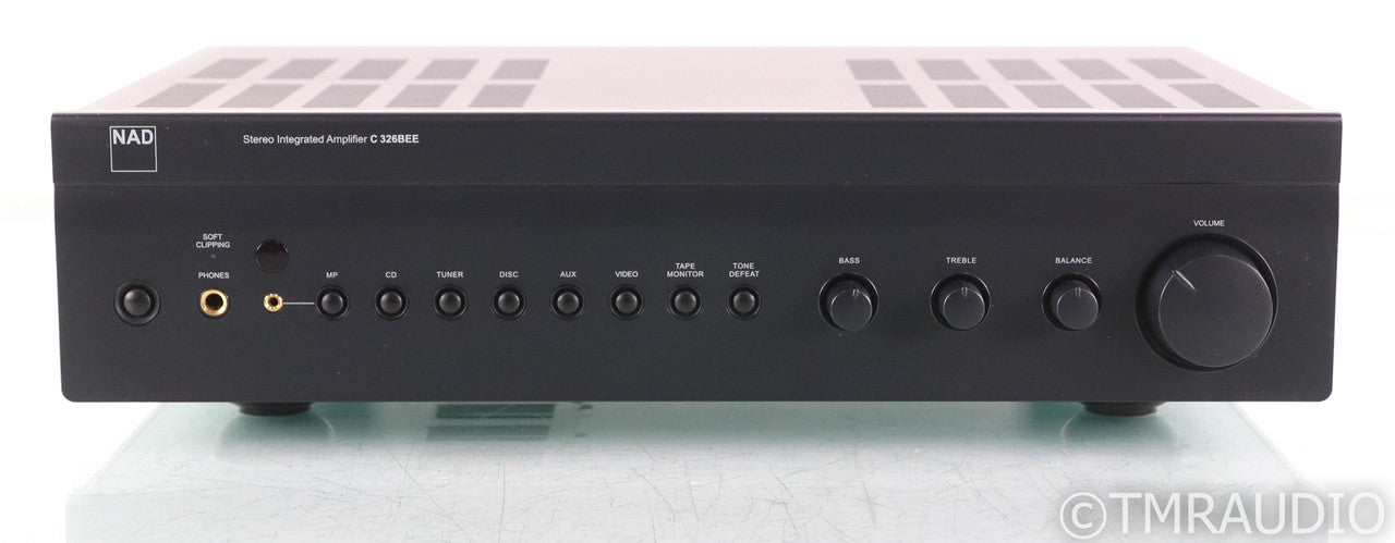 NAD C326BEE Stereo Integrated Amplifier; Black; Remote