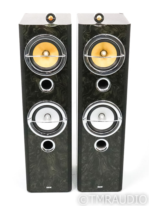 B&W Signature 30 Floorstanding Speakers; Tiger's Eye Pair; AS-IS (Dead Tweeters)