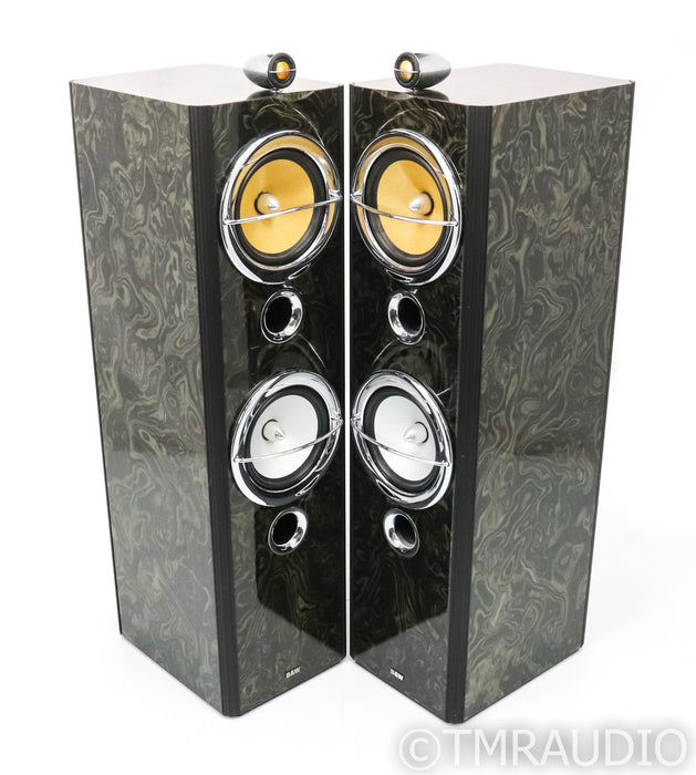 B&W Signature 30 Floorstanding Speakers; Tiger's Eye Pair; AS-IS (Dead Tweeters)