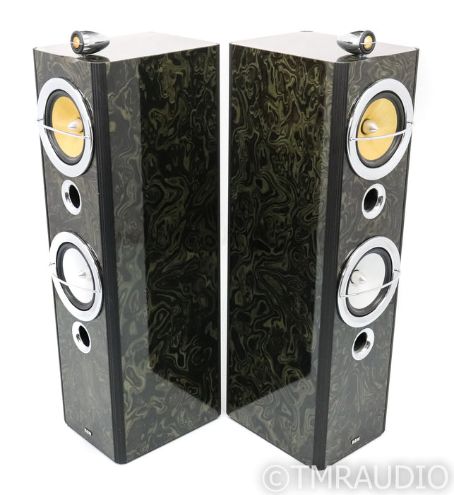 B&W Signature 30 Floorstanding Speakers; Tiger's Eye Pair; AS-IS (Dead Tweeters)