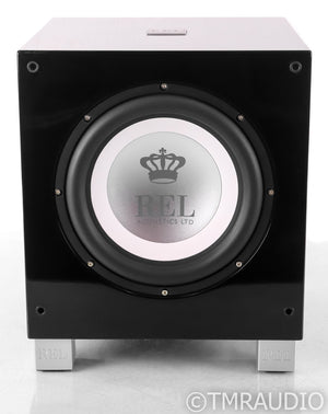 REL T/9i 10" Powered Subwoofer; Piano Black; T9i