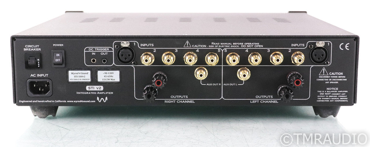 Wyred 4 Sound STI v2 Stereo Integrated Power Amplifier; Remote; Black