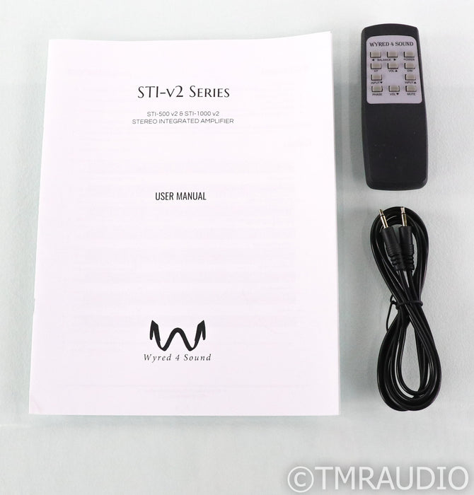 Wyred 4 Sound STI v2 Stereo Integrated Power Amplifier; Remote; Black