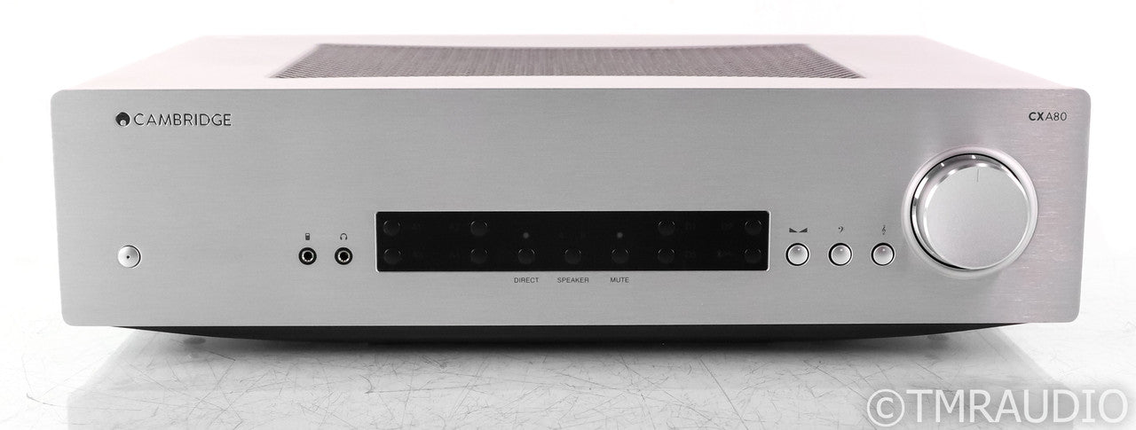 Cambridge Audio CXA80 Stereo Integrated Amplifier; Remote; Silver