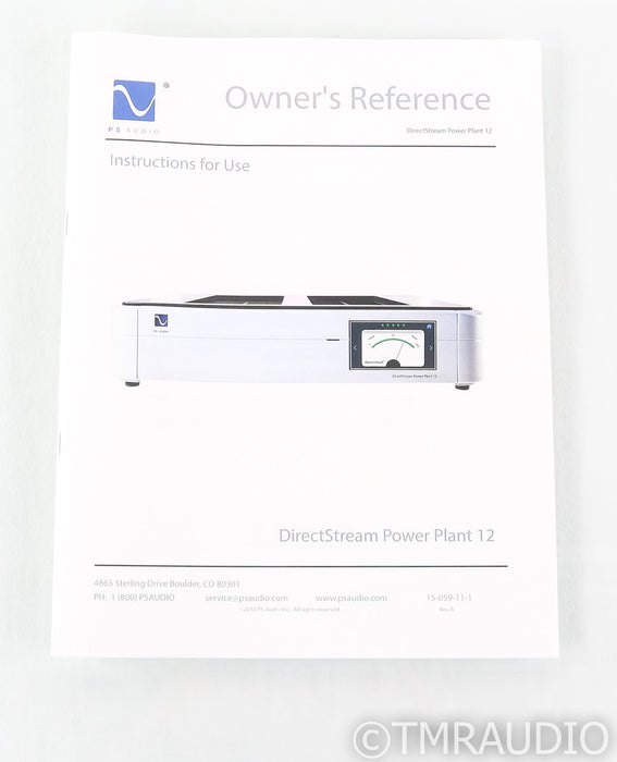 PS Audio DirectStream Power Plant 12 Power Conditioner; AC Regenerator (Used)