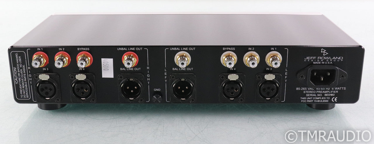 Jeff Rowland Capri S Stereo Preamplifier; Remote