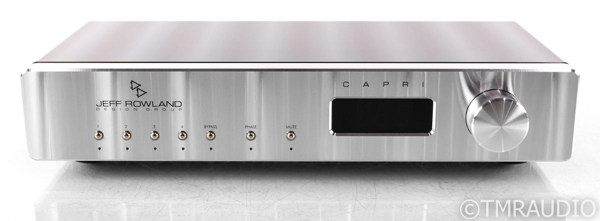 希少 JEFF ROWLAND CAPRI S 本体 Jeff Rowland Capri S Stereo Preamplifier; Remote — The Music Room