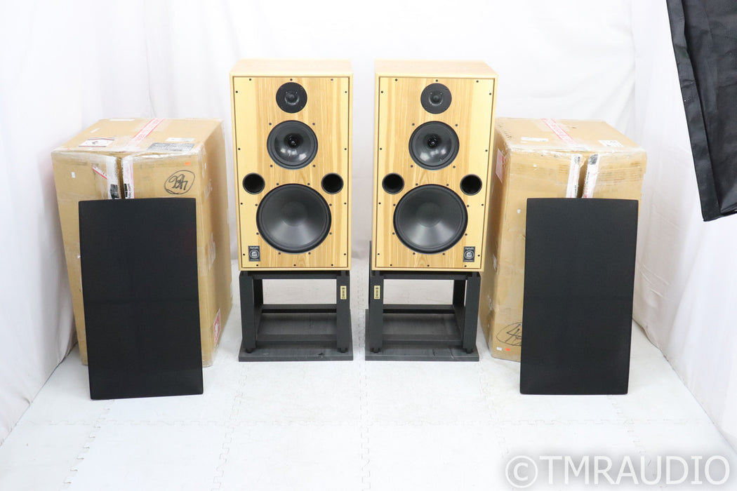 Harbeth 40.2 Floorstanding Speakers; 40th Anniversary; Olive Pair w/ Stands