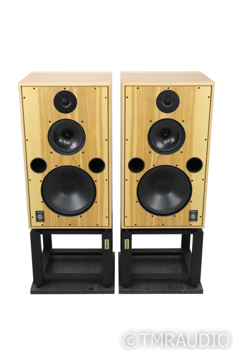 Harbeth 40.2 Floorstanding Speakers; 40th Anniversary; Olive Pair w/ Stands
